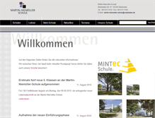 Tablet Screenshot of niemoellerschule.net